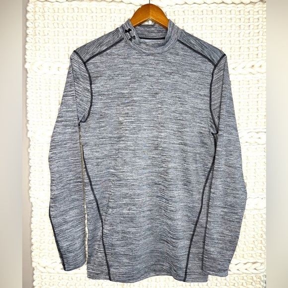Under Armour Men's Coldgear Compression Mockneck - Picture 1 of 4